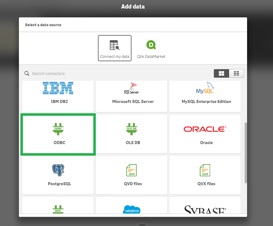 Select your data source