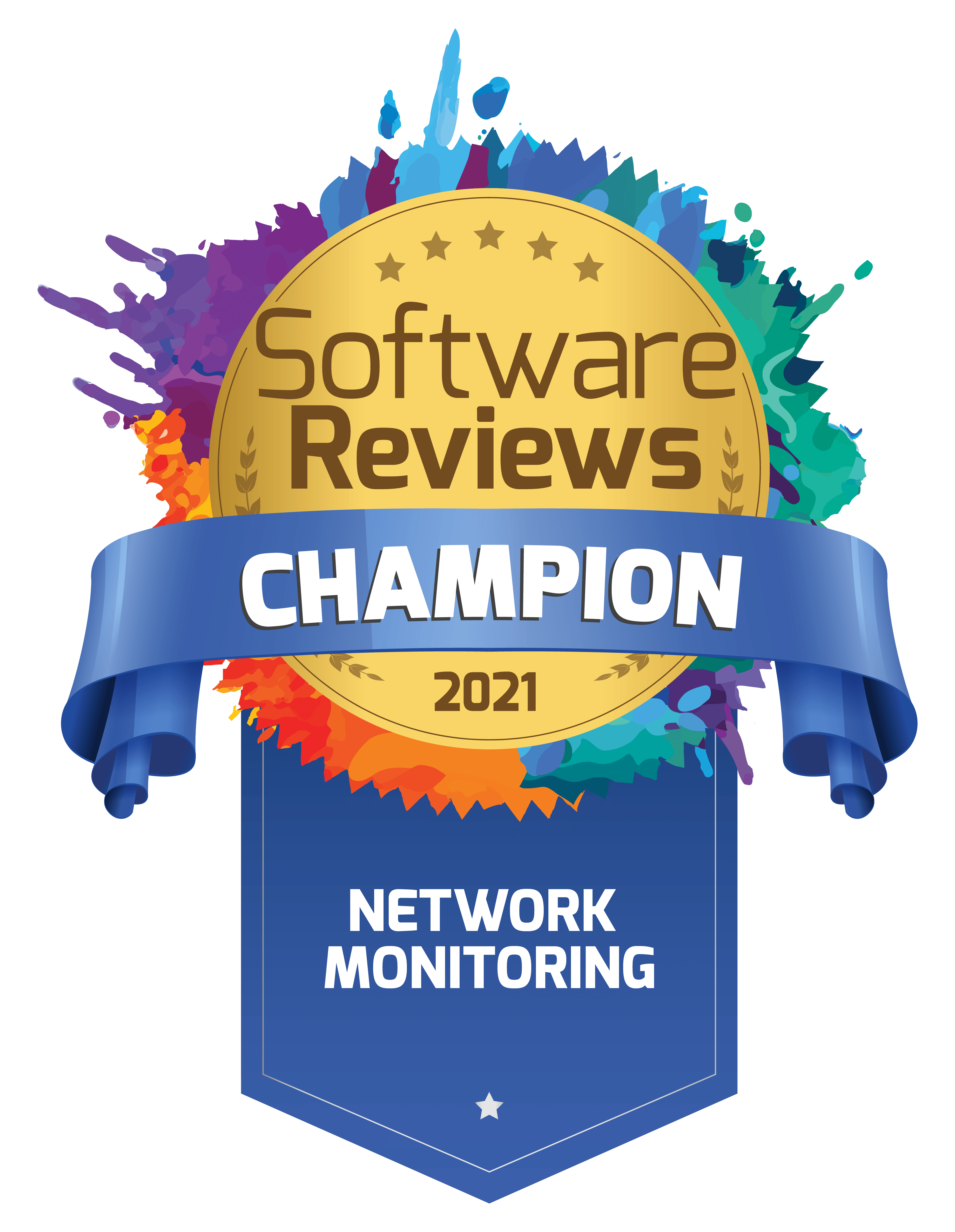 Medal for Software Reviews Network Monitoring Emotional Footprint Champion”