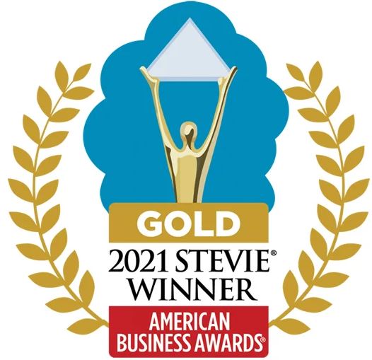 2021 Stevies American Business Awards Gold