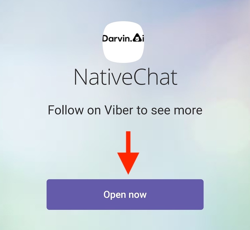 Viber NativeChat Page