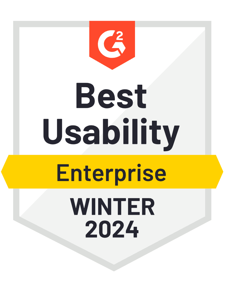 Best Usability Enterprise Winter 2024