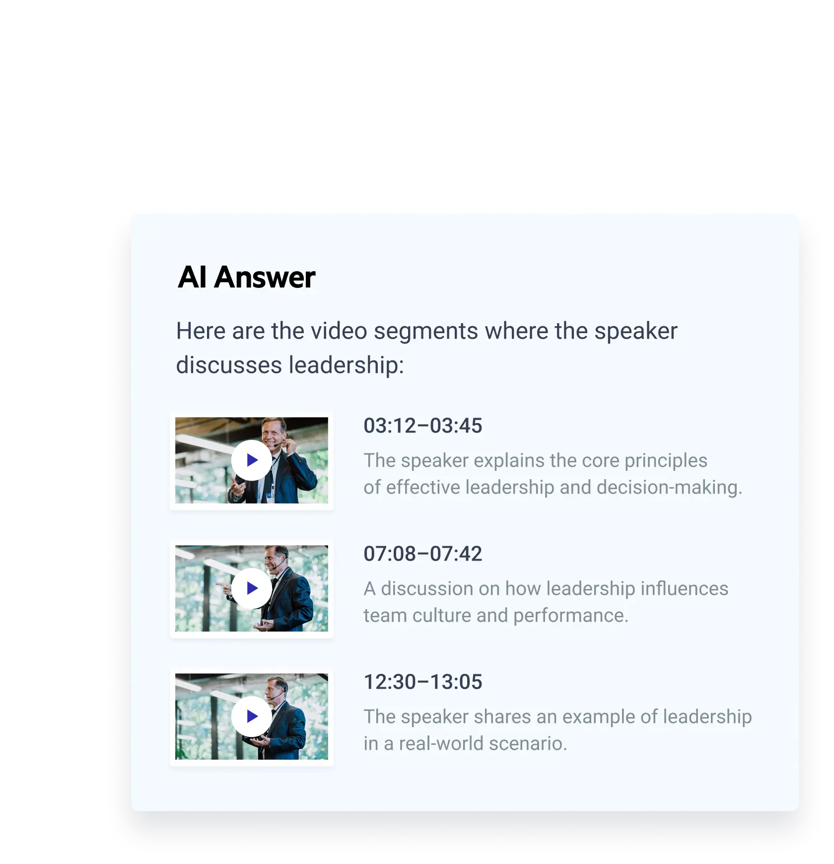 Turn Every Search Into an Answer AI Answer height=