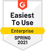 easiest to use enterprise spring 2021 g2 badge