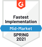 Fastest Implementation Mid-Market Spring 2021