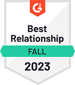 Best relationship fall 2023 g2 badge