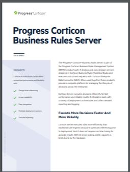 Corticon Business Rules Server