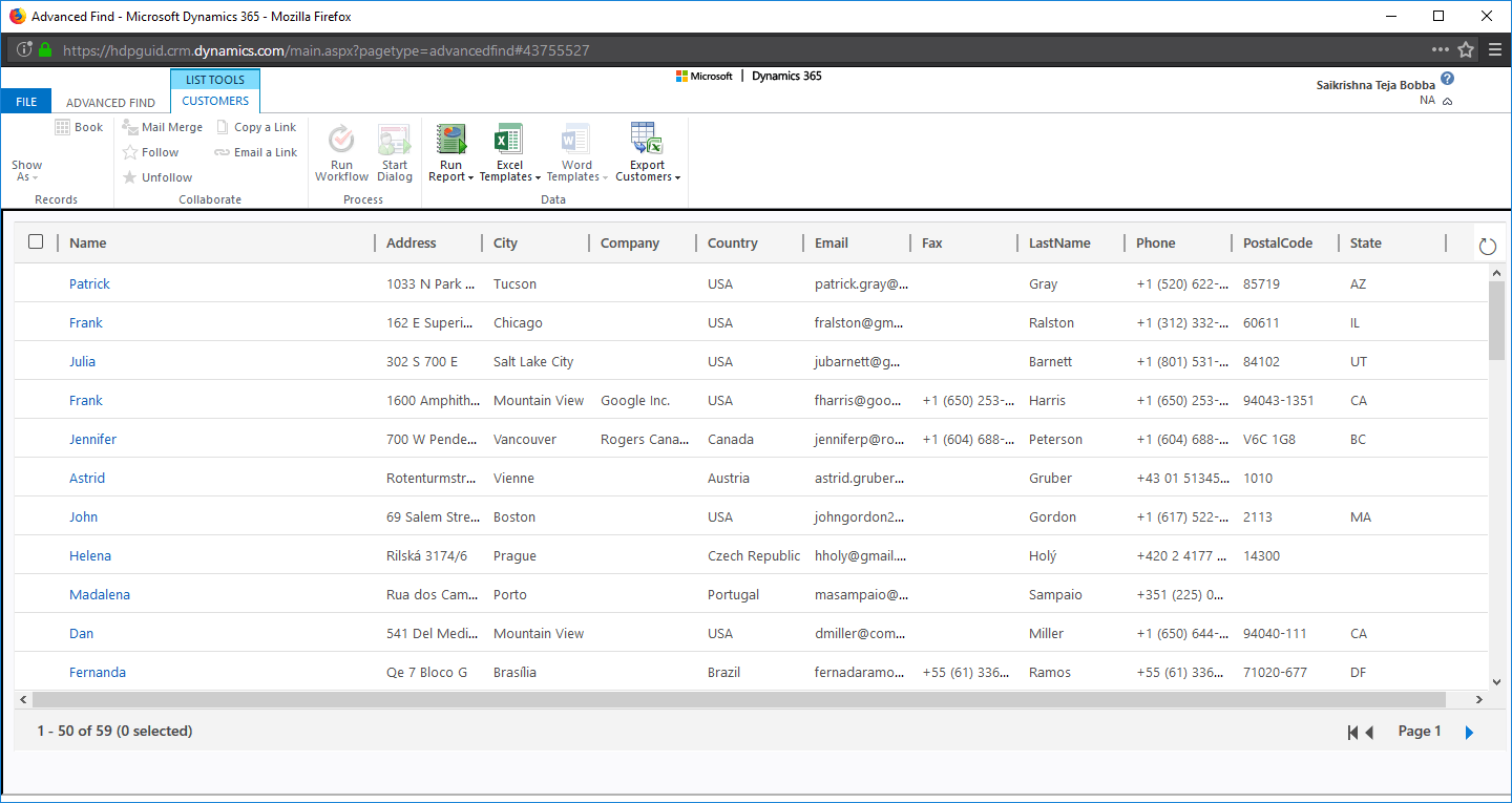 20 Virtual Entity Dynamics CRM