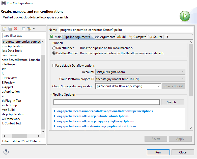 Google Cloud Data Flow