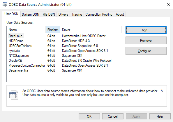 odbc progress openedge wire protocol driver