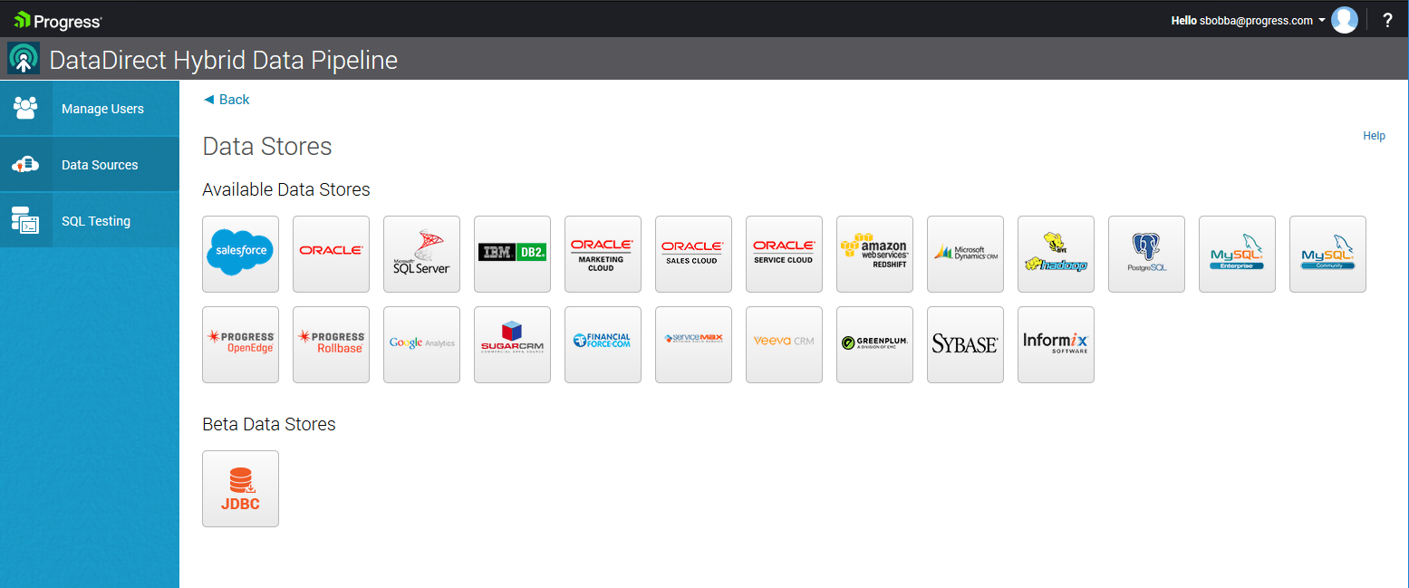 data stores data stores