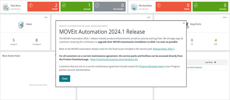 MOVEit Automation 2024.1-In-App Notiifications