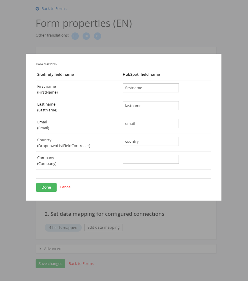 forms-data-mapping