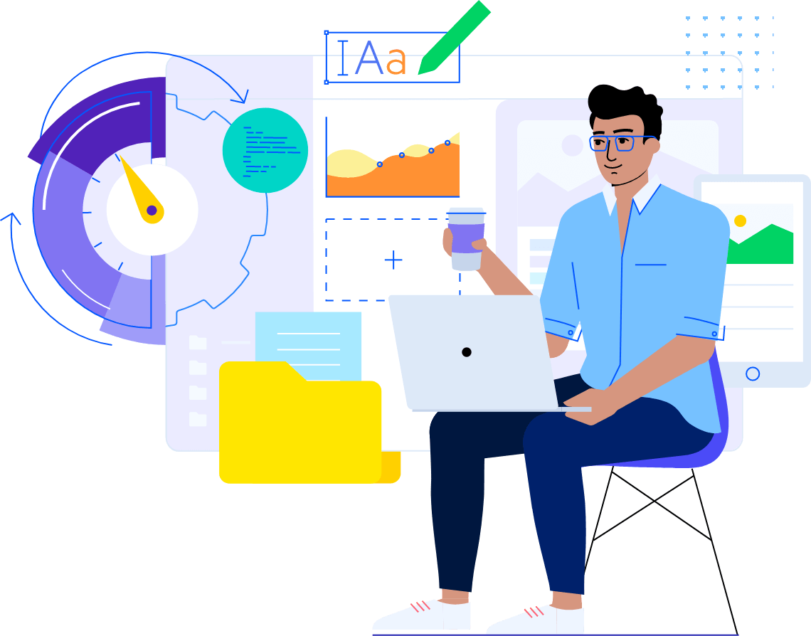 illustration demonstrating different react user interface components