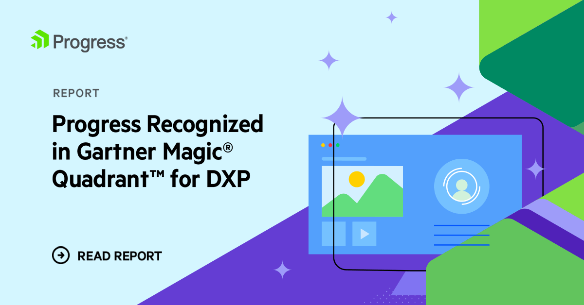 Gartner Magic Quadrant for DXP I Progress Sitefinity