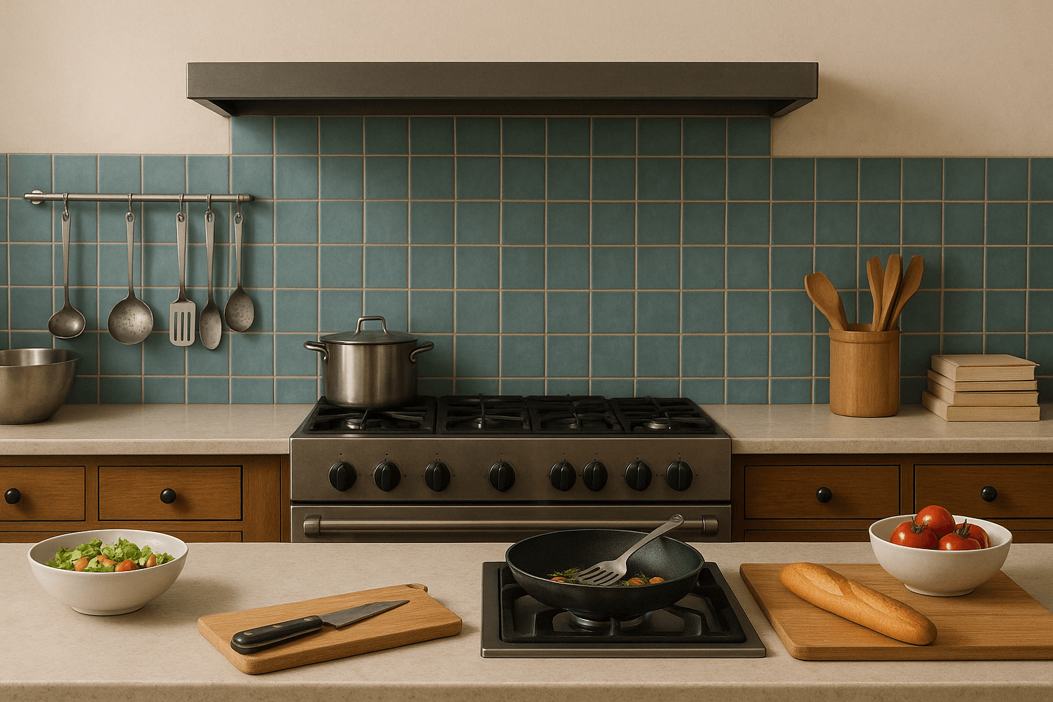 A restaurant kitchen as an analogy for the concept of Artificial Intelligence