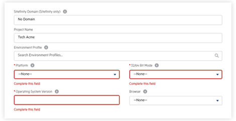 Specify the necessary Environment information Specify the necessary Environment information