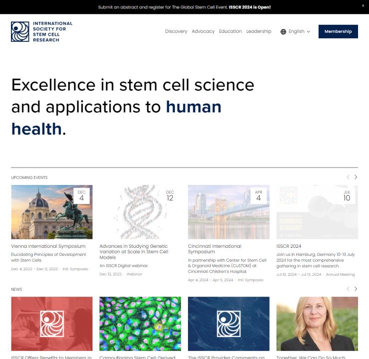 ISSCR - The International Society for Stem Cell Research